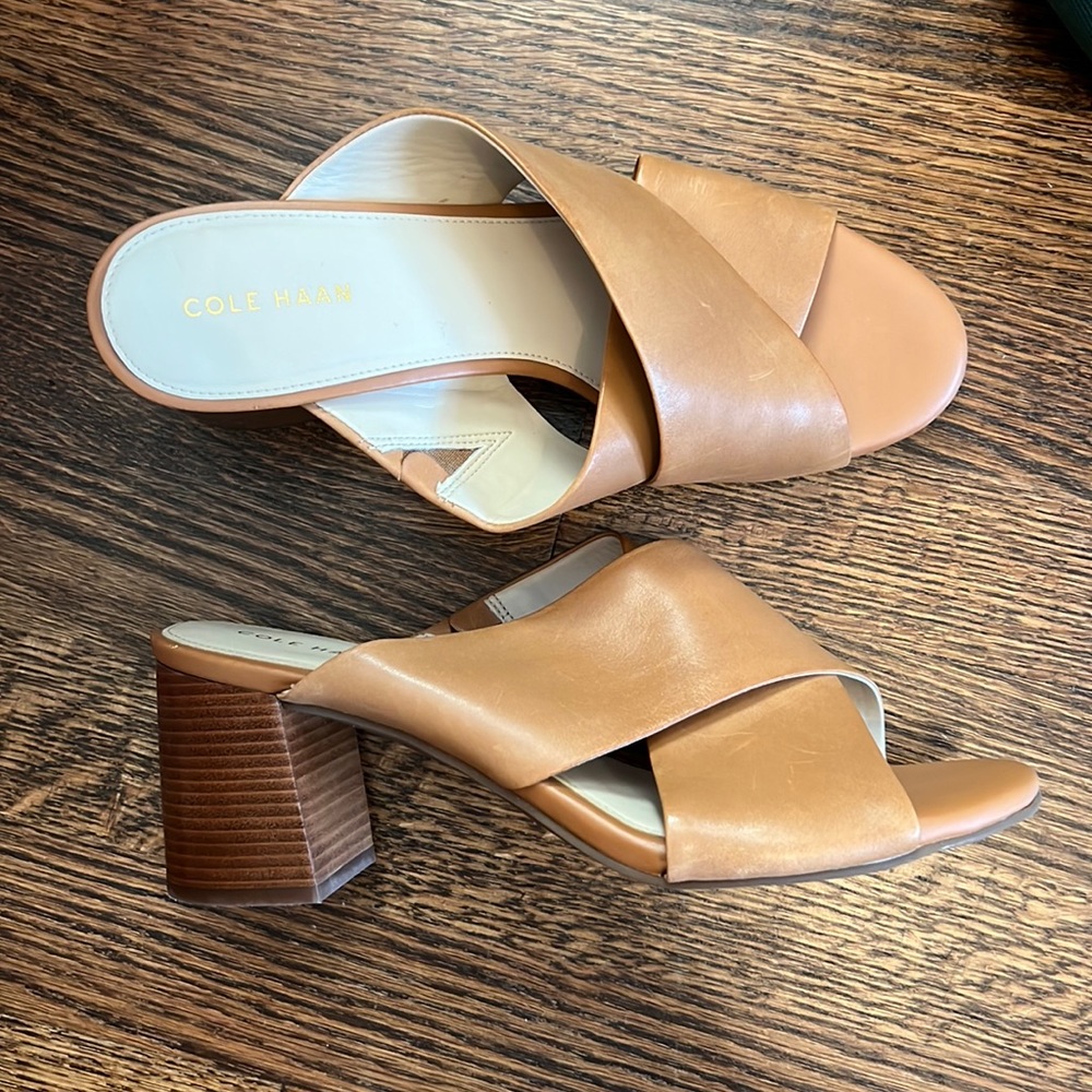 Cole haan block heel sandals